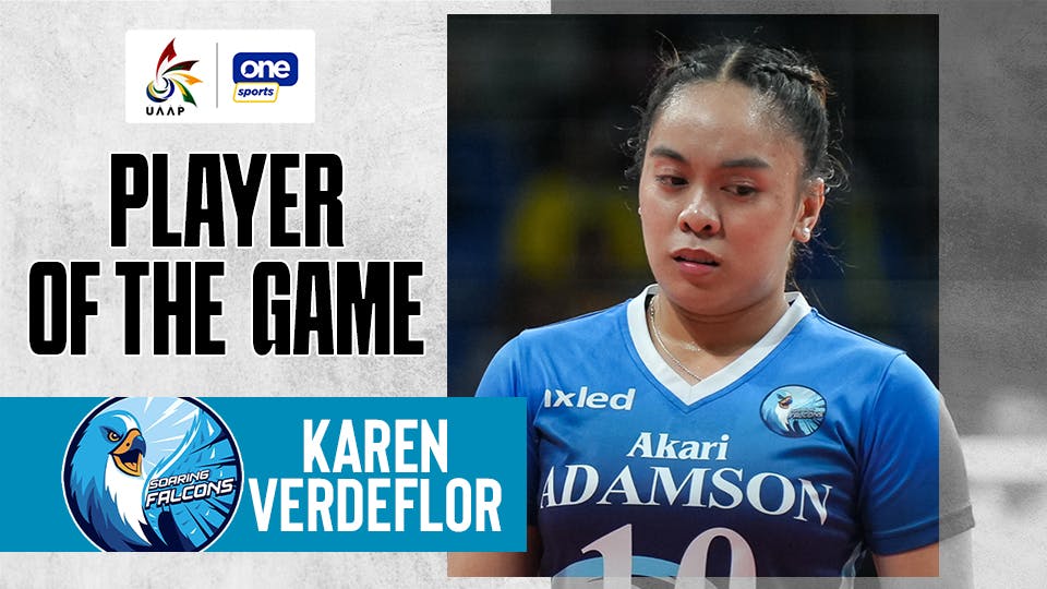 UAAP Player of the Game Highlights: Karen Verdeflor keeps Adamson alive